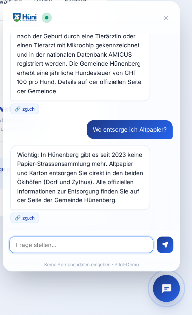 KI-Gemeindeassistent